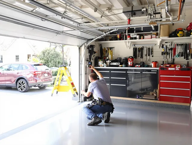 Local garage door repair service by Montville Garage Door Repair in Montville